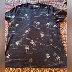 Holister black palm tree t shirt